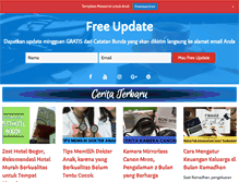Tablet Screenshot of catatanbunda.com